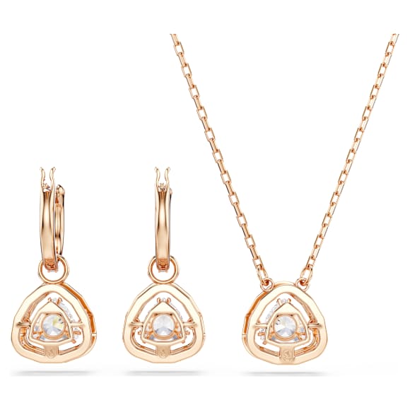 Una Angelic セット, セット(2), トライアングルカット, ピンク, 18K