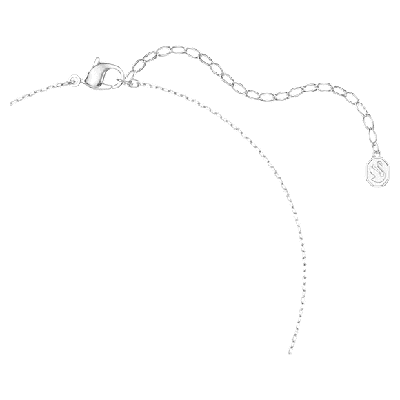 Diapason จี้สร้อยคอ, ผสมผสานเหลี่ยมเจียระไนหลายหลายรูปแบบ, ขาว, เคลือบโรเดียม - Swarovski, 5754989