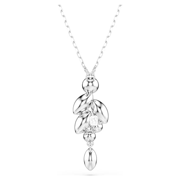 Diapason pendant, Mixed cuts, White, Rhodium plated - Swarovski, 5754989