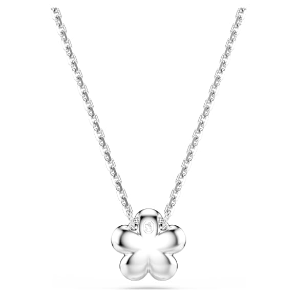 Ariana Grande x Swarovski 펜던트, 크리스털 펄, 라운드 컷, 꽃, 화이트, 로듐 플래팅 - Swarovski, 5755817