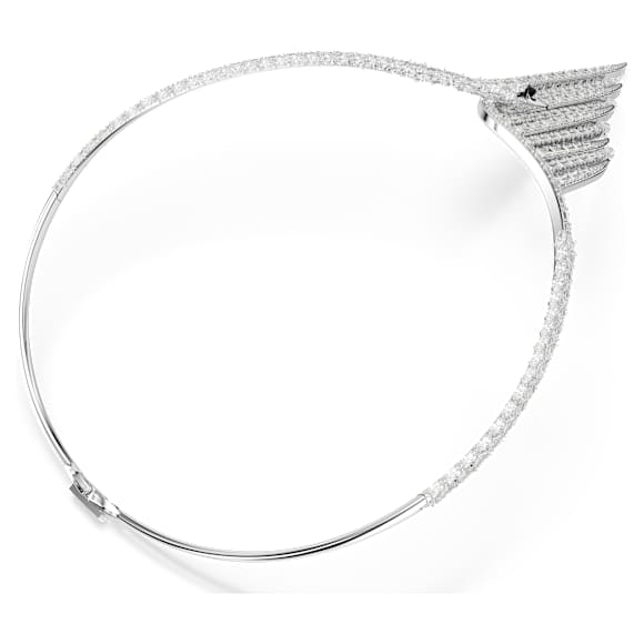 Vienna Kolye, Karışık kesimler, Kuğu, Beyaz, Rodyum kaplama - Swarovski, 5757502