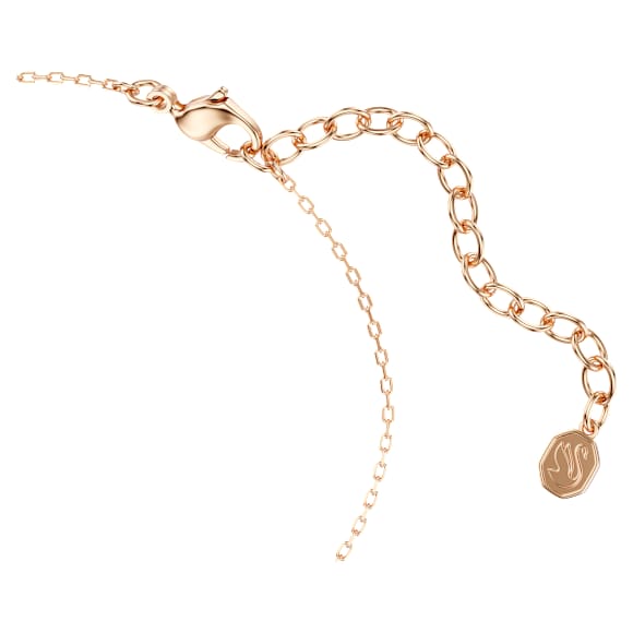 Only Bileklik, Yuvarlak kesim, Pembe, 18k pembe altın rengi yüzey - Swarovski, 5757999