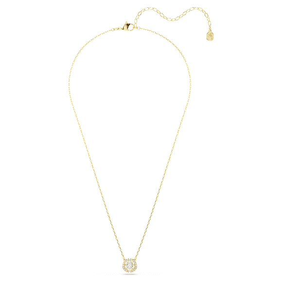 Přívěsek Una Angelic, Různé výbrusy, Bílá, Povrchová úprava z 18k zlata - Swarovski, 5758061