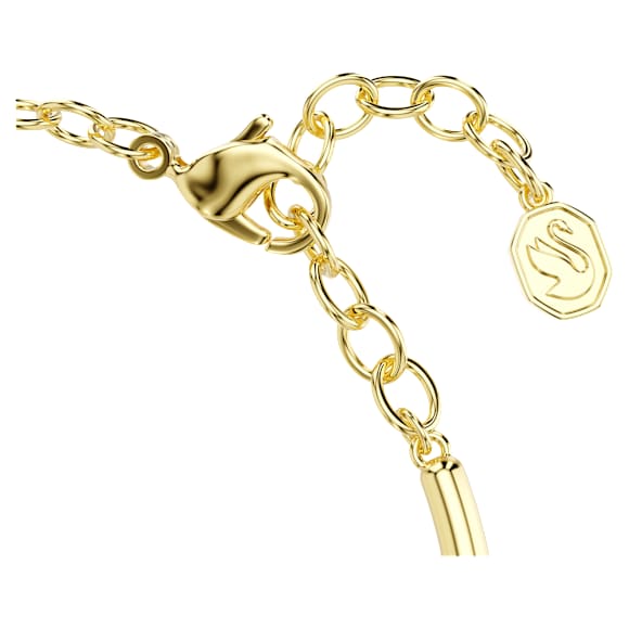 Sublima Armreif, Oktagon-Schliff, Grün, 18K goldbeschichtet - Swarovski, 5758457
