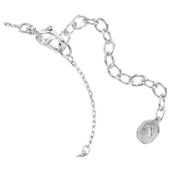 Swan 브레이슬릿, 믹스 컷, 스완, 화이트, 로듐 플래팅 - Swarovski, 5758682