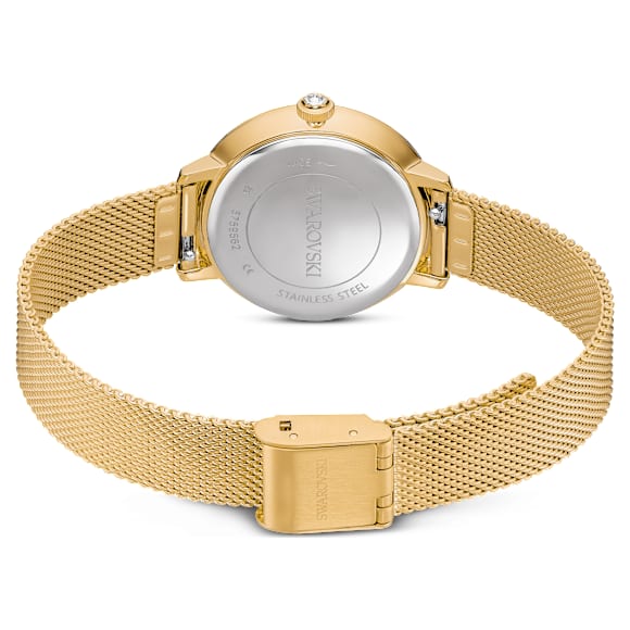 Certa นาฬิกา, สร้อยข้อมือโลหะ, โทนสีทอง, เคลือบโทนสีทอง - Swarovski, 5759562