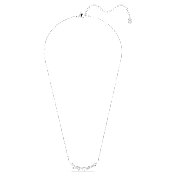 Mesmera nyaklánc, Marquise metszés, Fehér, Ródium bevonattal - Swarovski, 5759838