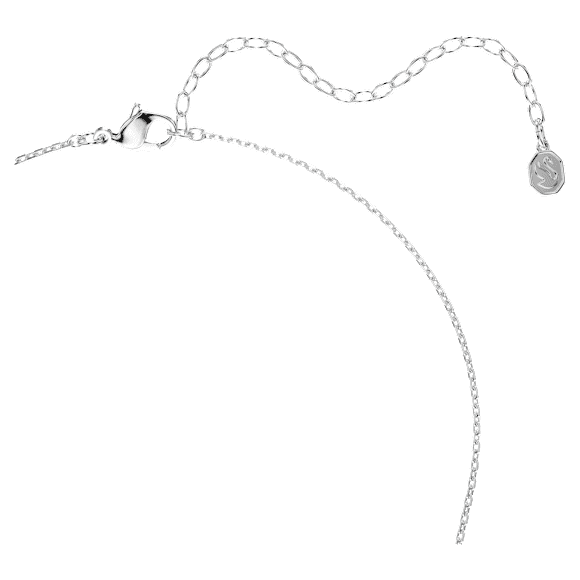 Mesmera สร้อยคอ, เจียระไนทรง Marquise, ขาว, เคลือบโรเดียม - Swarovski, 5759838
