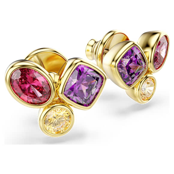 Uhančki Imber, Mešani rezi, Večbarvni, V videzu 18-karatnega zlata - Swarovski, 5760019