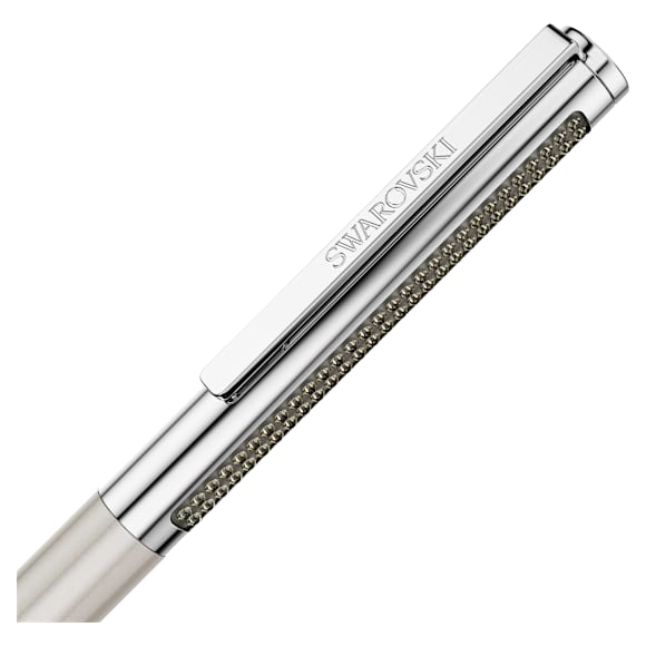 Matrix Tennis 볼포인트 펜, 베이지 래커 처리, 크롬 플래팅 - Swarovski, 5760161