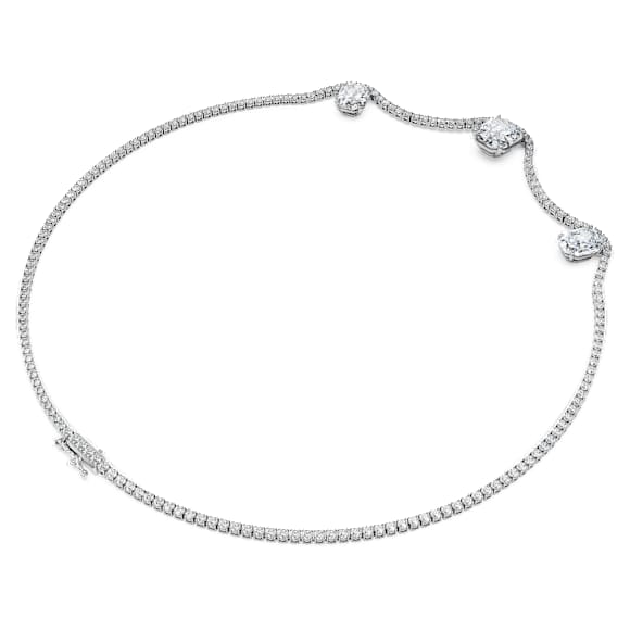 Collier Octagon, Diamants de synthèse 19,90 ct tw, Forme Octagon, Or blanc 18 carats - Swarovski, 5760373
