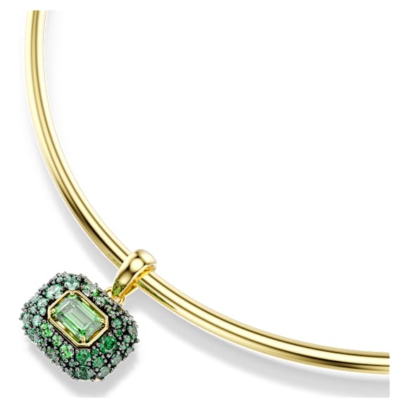 Choker Sublima, Tăietură octogonală, Verde, Finisaj din aur de 18k - Swarovski, 5760763