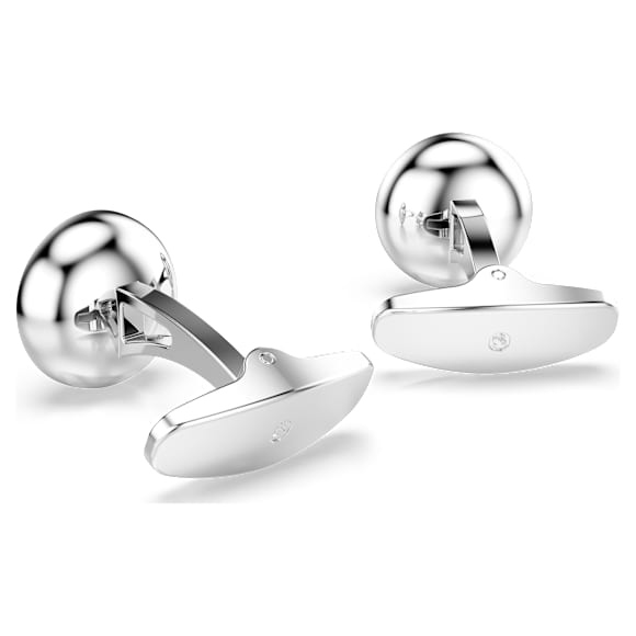 Manšete Una Angelic, Okrogli rez, Bele, Prevleka iz rodija - Swarovski, 5761046