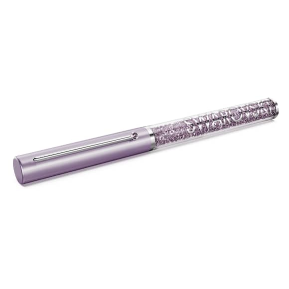 Crystalline 볼포인트 펜, 퍼플 래커 처리, 크롬 플래팅 - Swarovski, 5762077