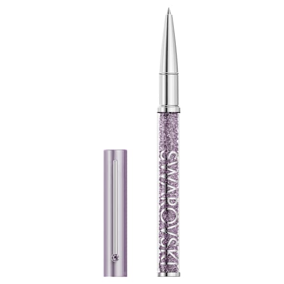 Crystalline golyóstoll, Lila lakkozott, krómozott - Swarovski, 5762077
