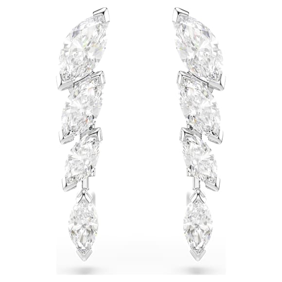 Mesmera set, Set (3), Marquise cut, White, Rhodium plated - Swarovski, 5762135