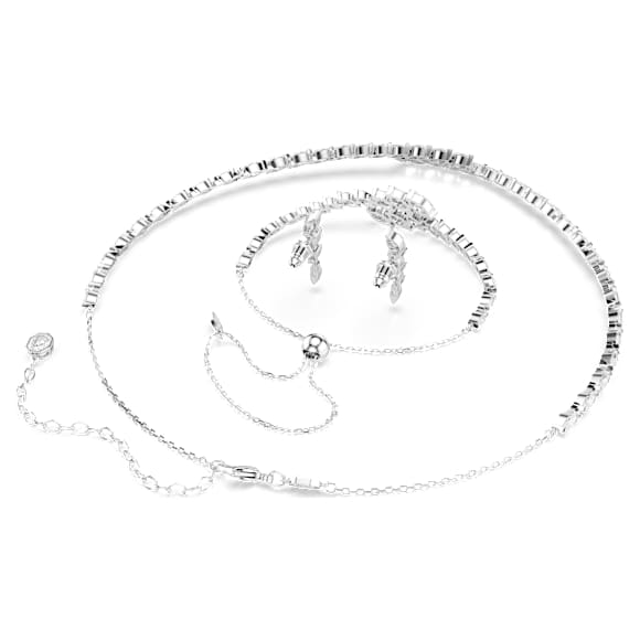 Mesmera 세트, 세트(3), 마퀴즈 컷, 화이트, 로듐 플래팅 - Swarovski, 5762135