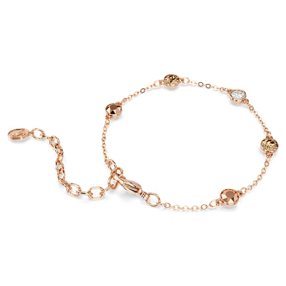 Pulsera Imber, Talla redonda, Multicolor, Acabado en oro rosa de 18 quilates - Swarovski, 5762242