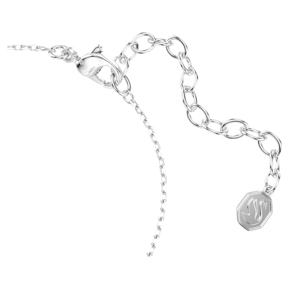 Pulsera Idyllia, Tallas mixtas, Copo de nieve, Blanca, Baño de rodio - Swarovski, 5764146