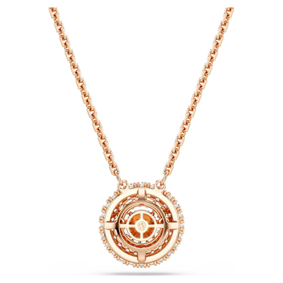 Pendente Sublima, Taglio Round, Bianco, Finitura oro rosa 18K - Swarovski, 5764190