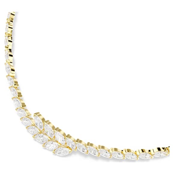 Zestaw Mesmera, Komplet (2), Szlif markiza, Biały, Wykończenie z 18-karatowego złota - Swarovski, 5764868