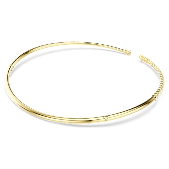 Gargantilha Mesmera, Combinação de lapidações, Branca, Acabamento em ouro de 18 quilates - Swarovski, 5765175