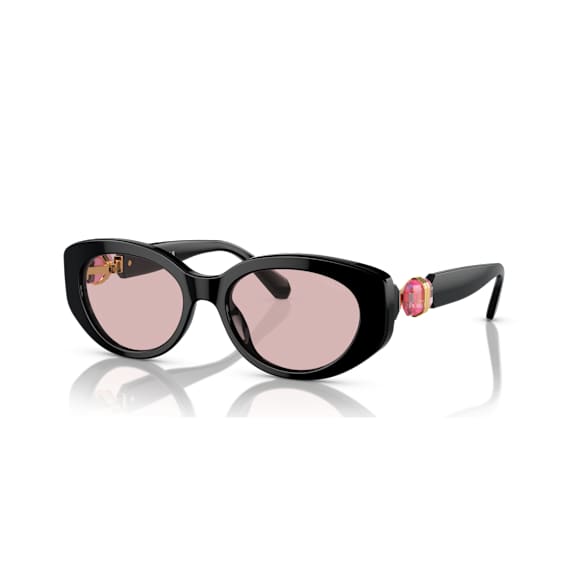 선글라스, 타원형 모양, SK6002, 블랙 - Swarovski, 5765632