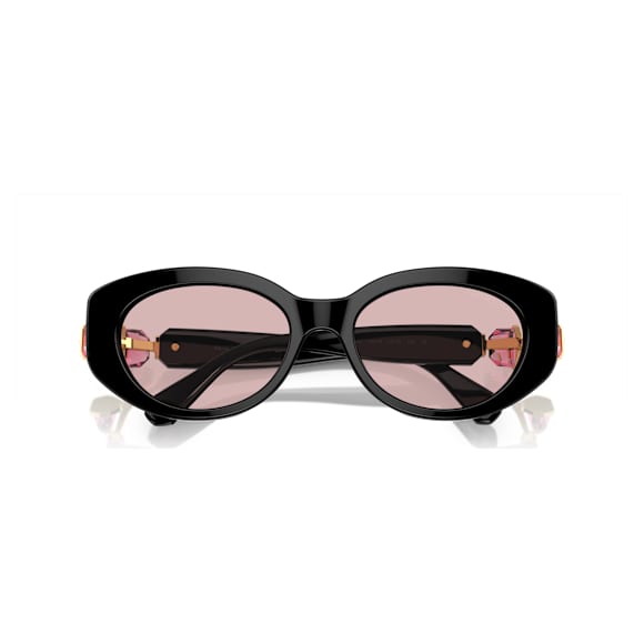Óculos de sol, Forma oval, SK6002, Preto - Swarovski, 5765632