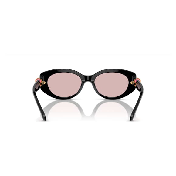 Lunettes de soleil, Forme ovale, SK6002, Noires - Swarovski, 5765632