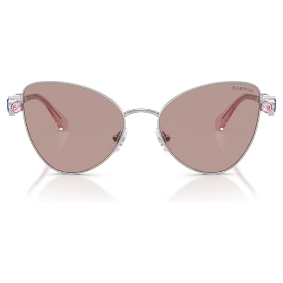 Lunettes de soleil, Monture papillon, SK7034, Multicolores - Swarovski, 5765700