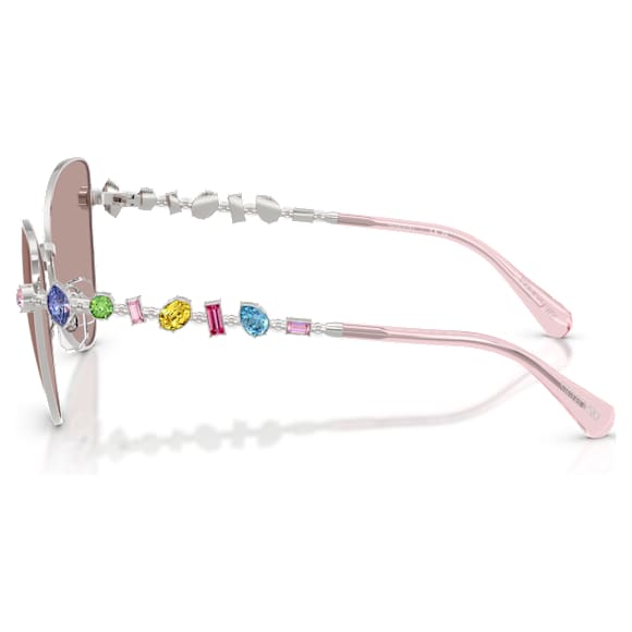 Ochelari de soare, Formă fluture, SK7034, Multicolori - Swarovski, 5765700