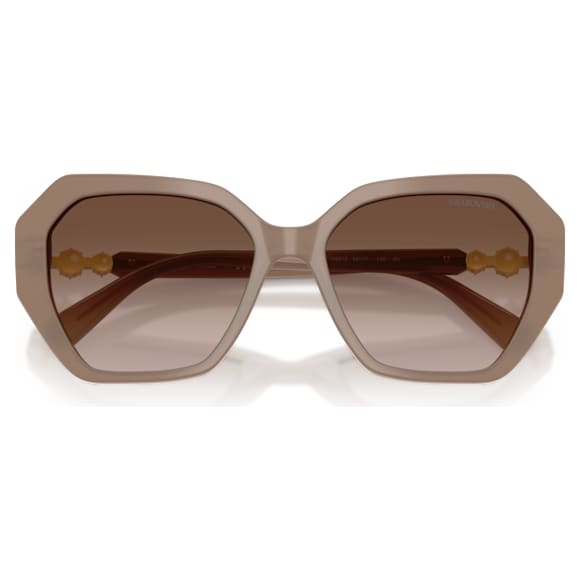 Lunettes de soleil, Forme carrée, SK6017, Marron - Swarovski, 5765703