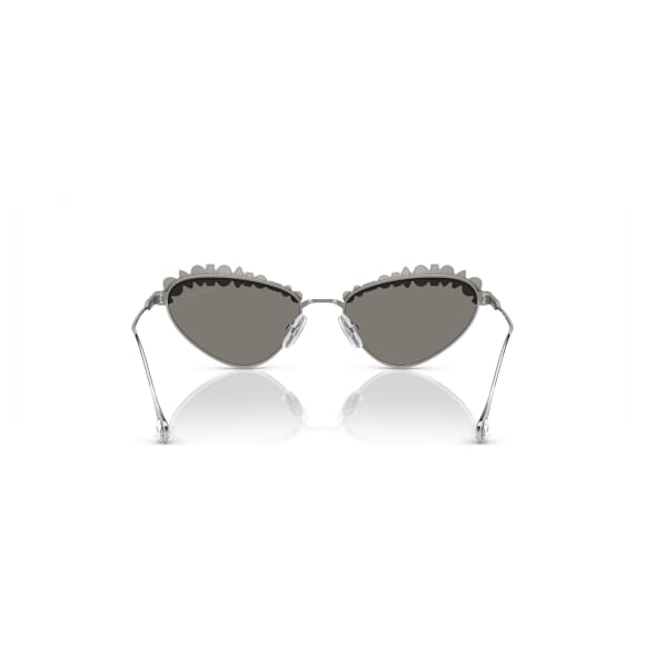 Sunglasses, Cat-eye shape, SK7009, Silver tone - Swarovski, 5765705