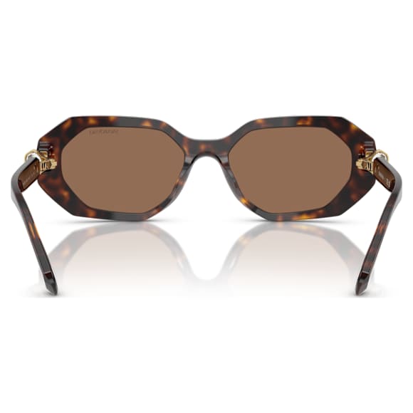 Sunglasses, Octagon shape, SK6028, Brown - Swarovski, 5765721