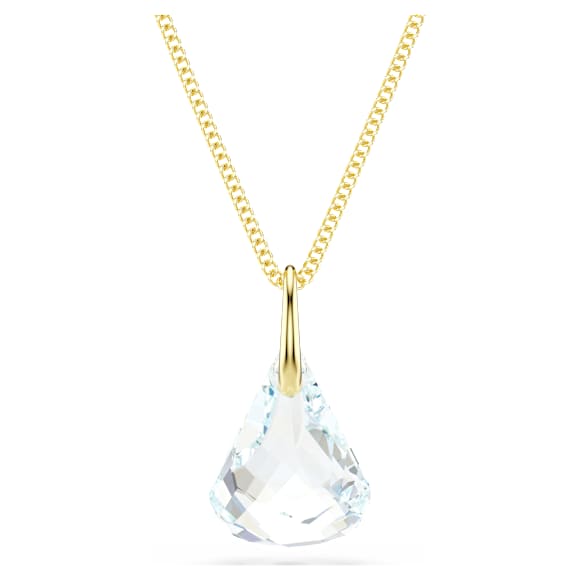 Pendentif Lunar, Taille ovale, Blanc, Doré à l’or 18 carats (750/1000) - Swarovski, 5766797