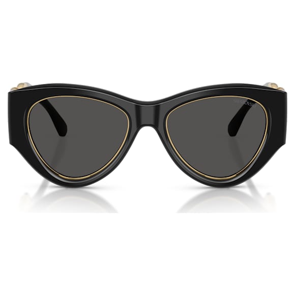サングラス, パイロットシェイプ, SK6072, ブラック - Swarovski, 5767697