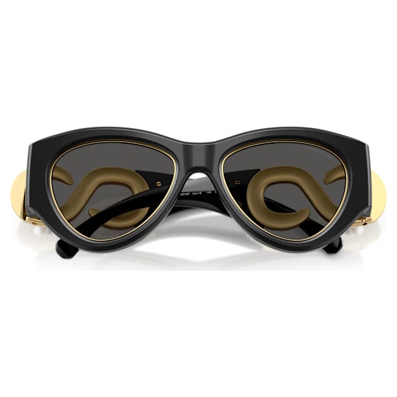 Sunglasses, Pilot shape, SK6072, Black - Swarovski, 5767697