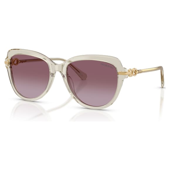 Sunglasses, Butterfly shape, SK6073, Beige - Swarovski, 5767698