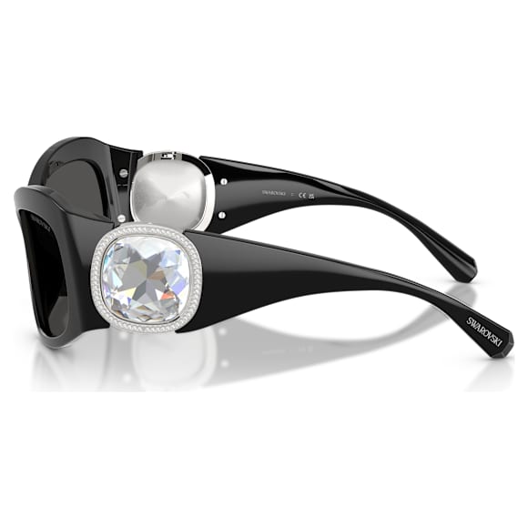 Lunettes de soleil, Monture papillon, SK6074, Noires - Swarovski, 5767699