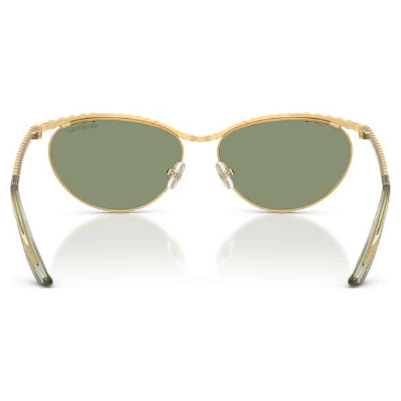 Sunglasses, Cat-Eye shape, SK7046, Green - Swarovski, 5767703
