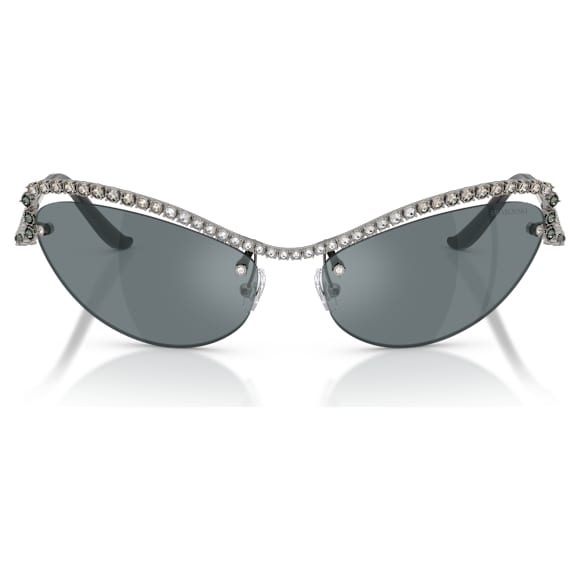 サングラス, キャッツアイシェイプ, SK7048, シルバー系 - Swarovski, 5767707