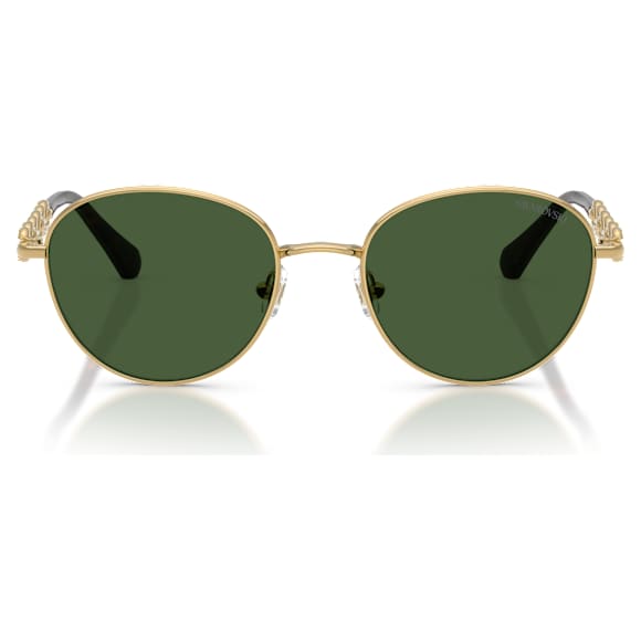 太陽眼鏡, 圓形, SK7049, 金色 - Swarovski, 5767708