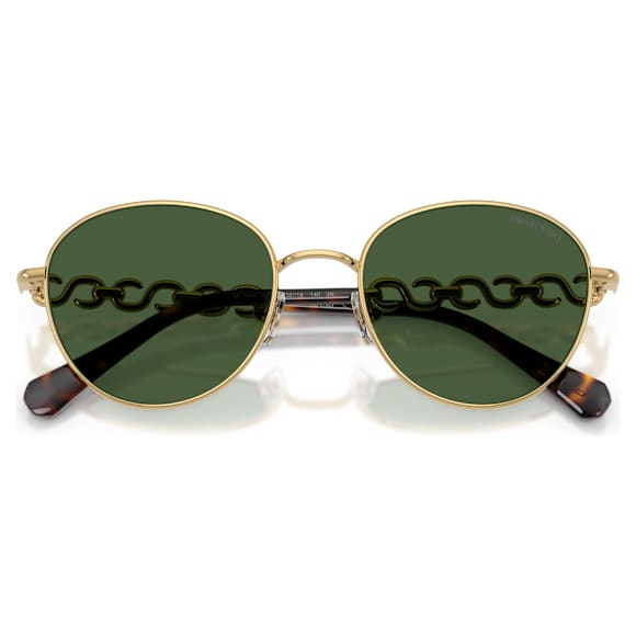 Gafas de sol, Forma redonda, SK7049, Tono dorado - Swarovski, 5767708
