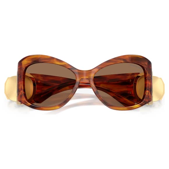 Occhiali da sole, Forma a farfalla, SK6074, Havana - Swarovski, 5767822