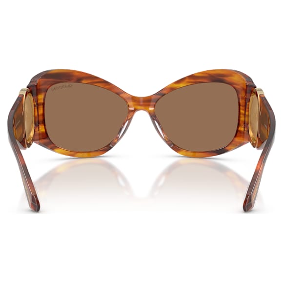 Okulary przeciwsłoneczne, Kształt motyla, SK6074, Havana - Swarovski, 5767822