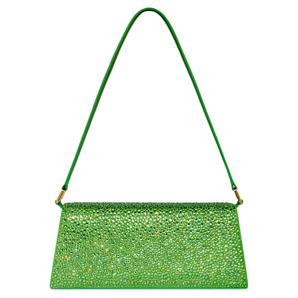Sublima 手袋, 水晶，皮革, 綠色 - Swarovski, 5769034
