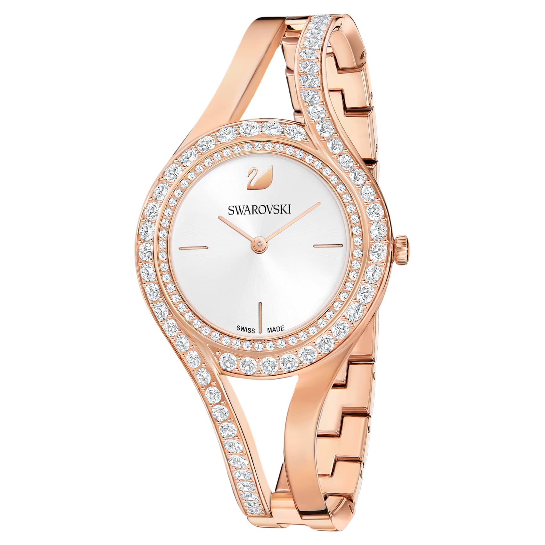 Eternal watch, Swiss Made, Crystal bracelet, Rose gold tone, Rose gold-tone finish by SWAROVSKI