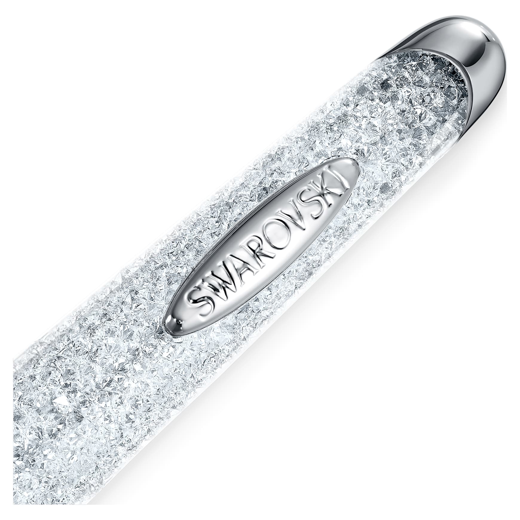 Crystalline ballpoint pen, Silver tone, Chrome plated by SWAROVSKI