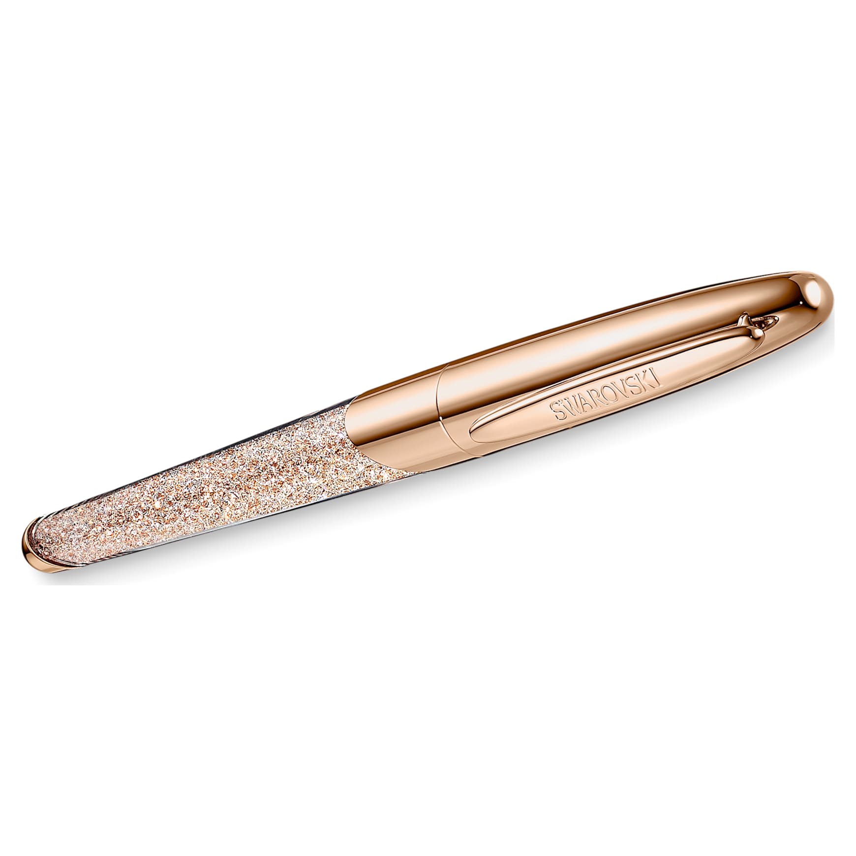 Crystalline rollerball pen, Rose gold tone, Rose gold-tone plated by SWAROVSKI