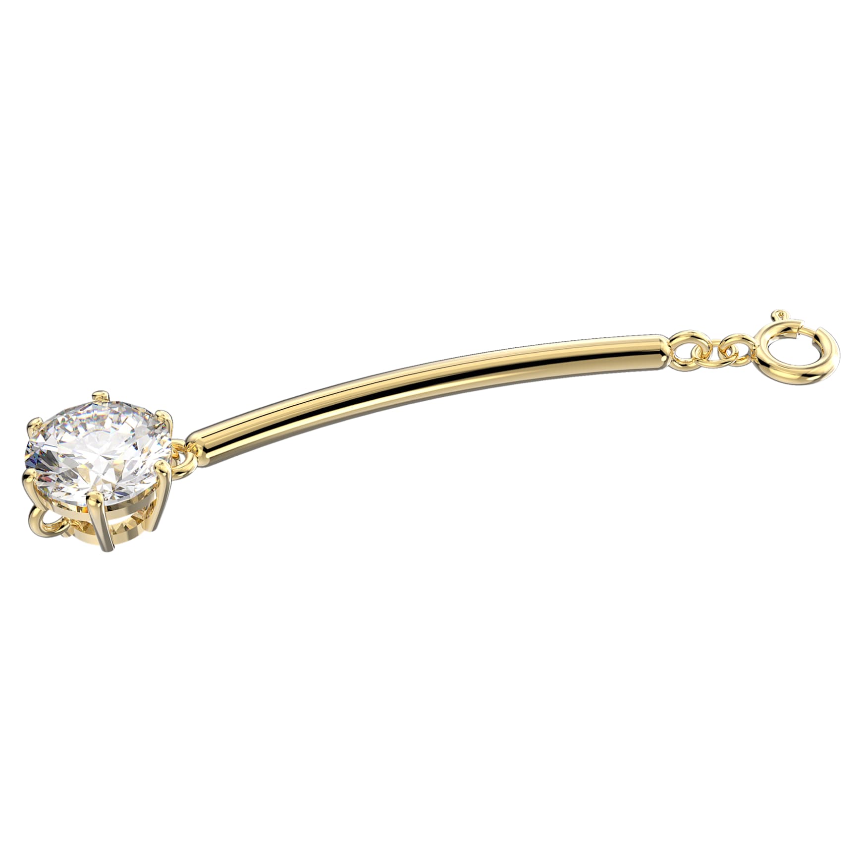 Constella extender, Round cut, White, 18K gold finish